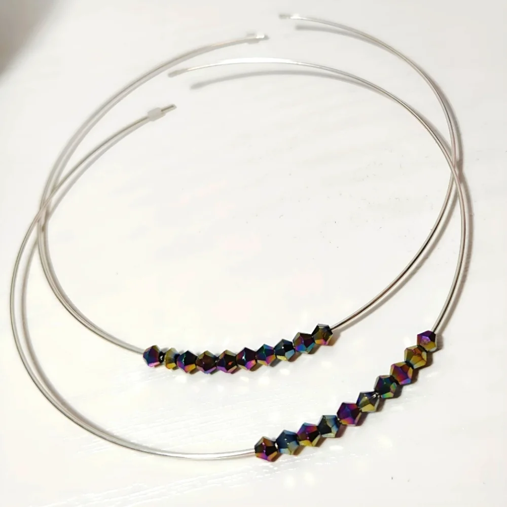 Sterling Silver Oversized 4